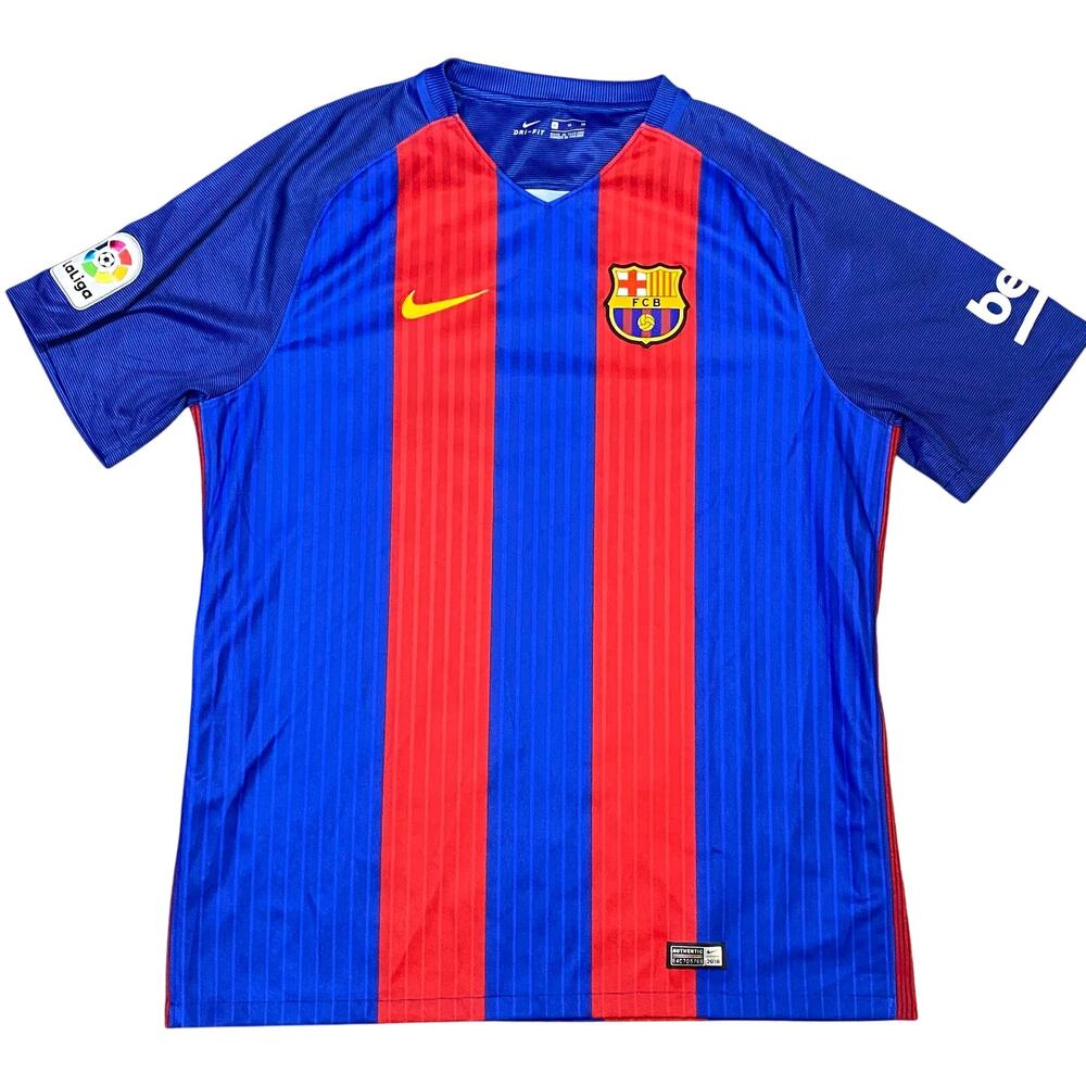 Nike FC Barcelona 2016-17 Home Jersey Authentic Dri-FIT Size XL